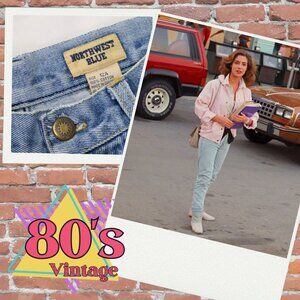 Vintage 80's Hi Rise Denim